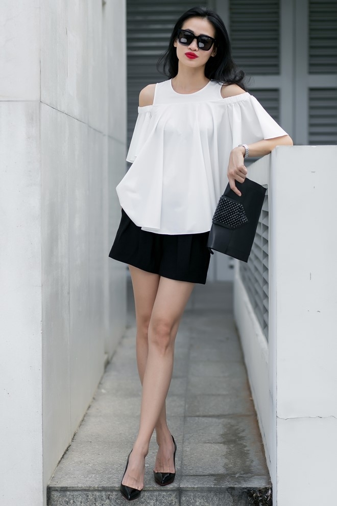 Fashionista Thanh Trúc diện váy lụa xuống phố hình ảnh 5 Fashionista Thanh Truc dien vay lua xuong pho hinh anh 5