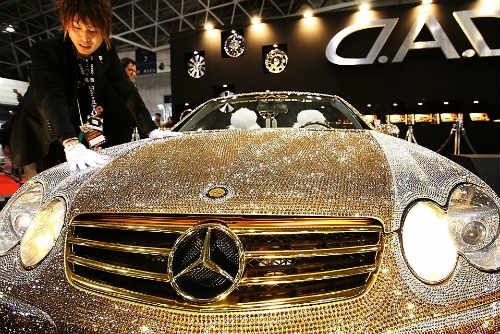 Lóa mắt Mercedes-Benz SL 600 kim cương giá 109 tỷ đồng - 3