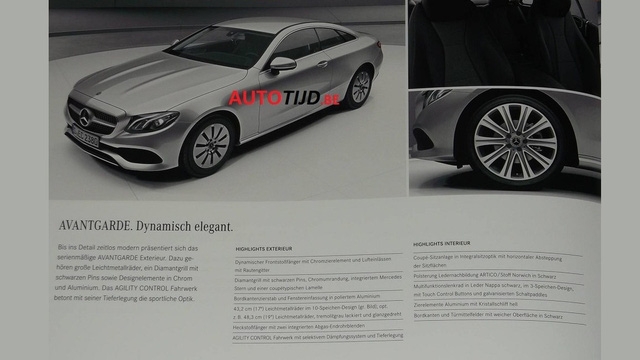  Mercedes E-Class Coupe 2018 phiên bản Avantgarde 