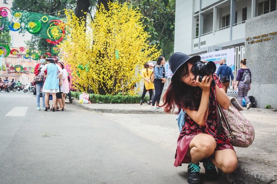 Tuyen duong mua xuan noi bat giua Sai Gon hinh anh 6