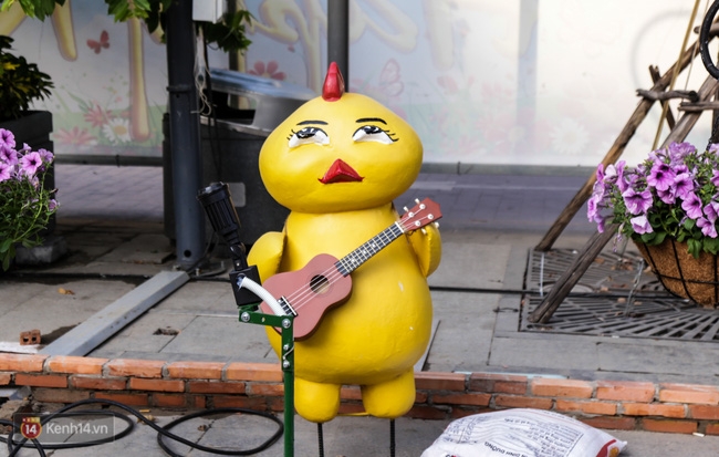 Chú gà con được trang trí ở đường hoa Nguyễn Huệ Sài Gòn có biểu cảm khó hiểu - Ảnh 4. Chú gà con được trang trí ở đường hoa Nguyễn Huệ Sài Gòn có biểu cảm khó hiểu - Ảnh 4.