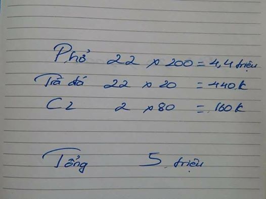 Thực hư về hóa đơn ăn sáng 22 tô phở gần 5 triệu đồng ở Phủ Lý - Hà Nam - Ảnh 2.