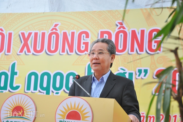 nu bi thu tinh uy ninh binh xuong dong cay lua hinh anh 3