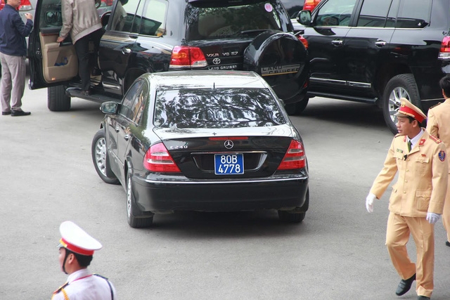  Bí thư Thành ủy TP Thanh Hóa cho biết chiếc xe mang biển 80B do Tỉnh ủy giao cho 2 năm nay. 