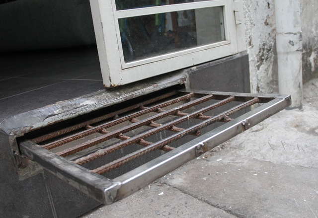 ... có thể kéo ra kéo vào tuỳ nhu cầu sử dụng (ảnh: Trọng Vũ)