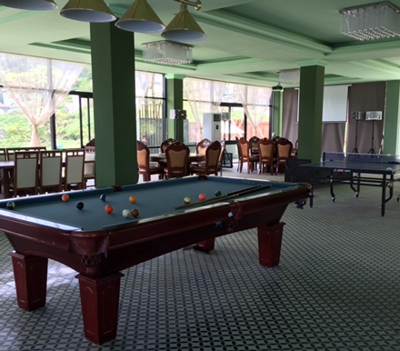  Khu chơi thể thao trong căn biệt thự có giá hàng triệu đô. 
