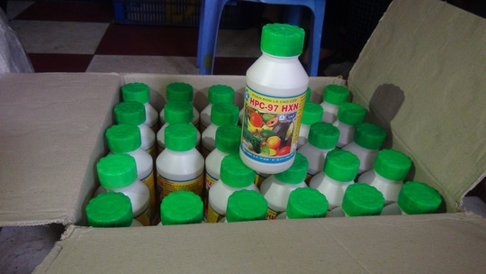 Cho trái cây ngậm hóa chất để chín đều - Ảnh 2.