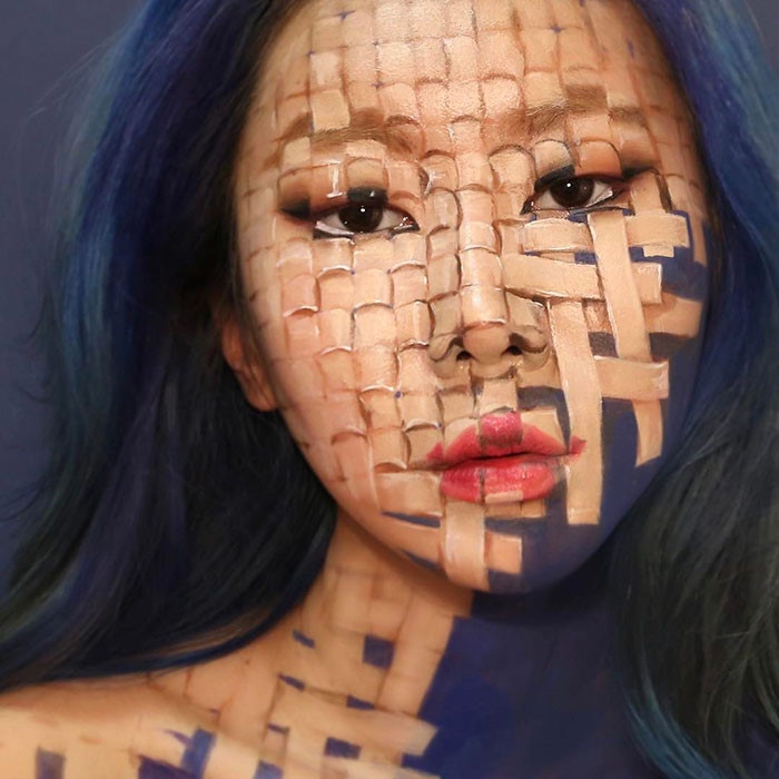 Khong can Photoshop, 9X tao ao giac bang tranh 3D tren guong mat hinh anh 7