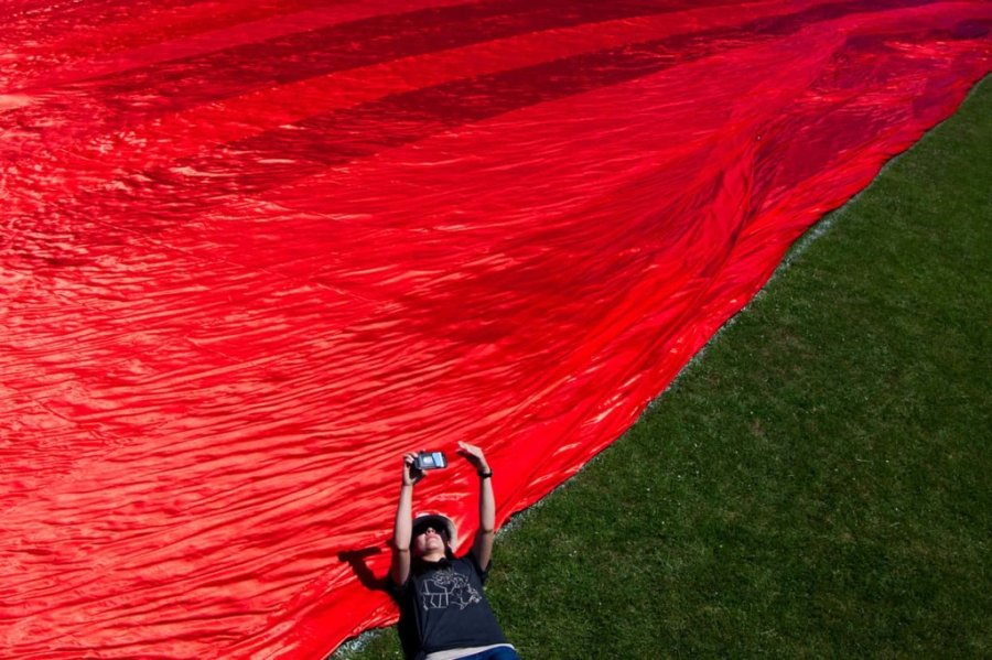 Canada xep hinh la phong khong lo ky niem 150 nam Quoc khanh hinh anh 4