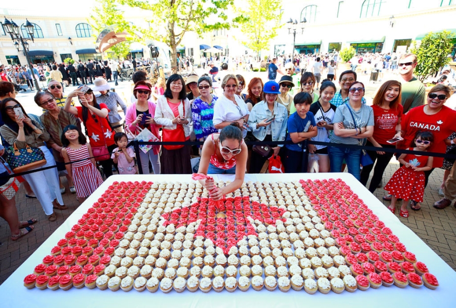 Canada xep hinh la phong khong lo ky niem 150 nam Quoc khanh hinh anh 9