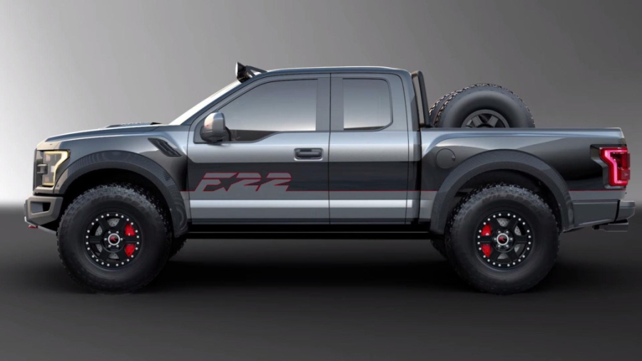 Ford F150 Raptor lay cam hung tu sieu may bay tang hinh F-22 hinh anh 3