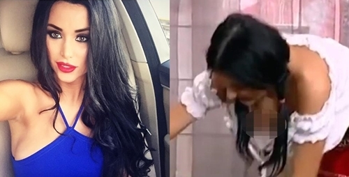 Loạt tai nạn váy áo khó đỡ của các MC truyền hình thế giới - 5