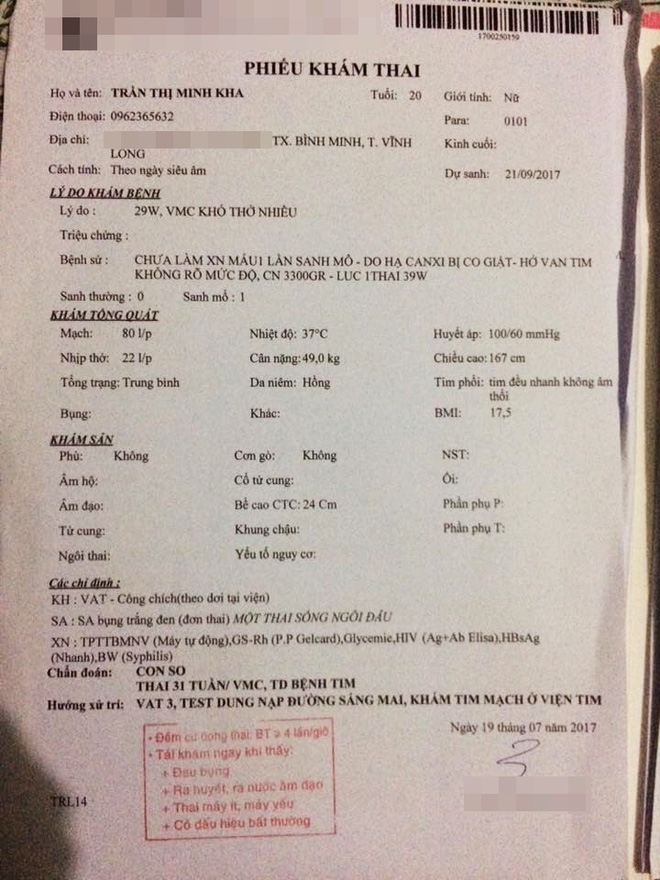 “Giữ mẹ hay giữ con” – câu chuyện xót lòng của thai phụ 20 tuổi đang cận kề án tử - Ảnh 5. “Giữ mẹ hay giữ con” – câu chuyện xót lòng của thai phụ 20 tuổi đang cận kề án tử - Ảnh 5.