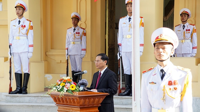 Cận cảnh Lễ thượng cờ ASEAN năm 2017 - ảnh 9