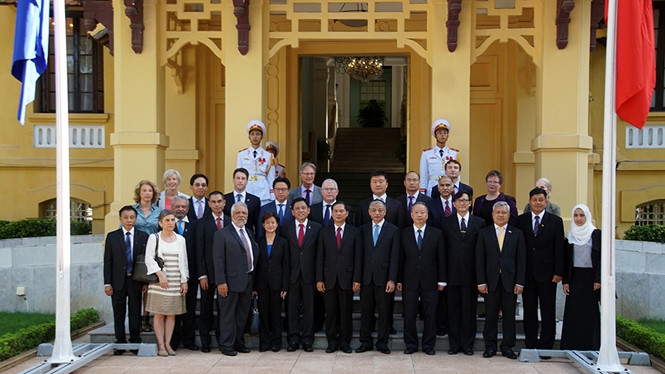 Cận cảnh Lễ thượng cờ ASEAN năm 2017 - ảnh 11