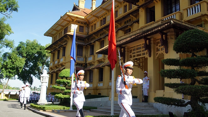 Cận cảnh Lễ thượng cờ ASEAN năm 2017 - ảnh 12