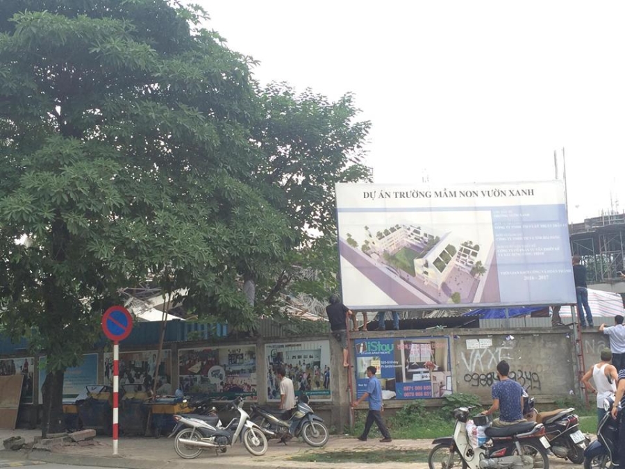 trường mầm non, công trình xây dựng đổ sập, chất lượng xây dựng