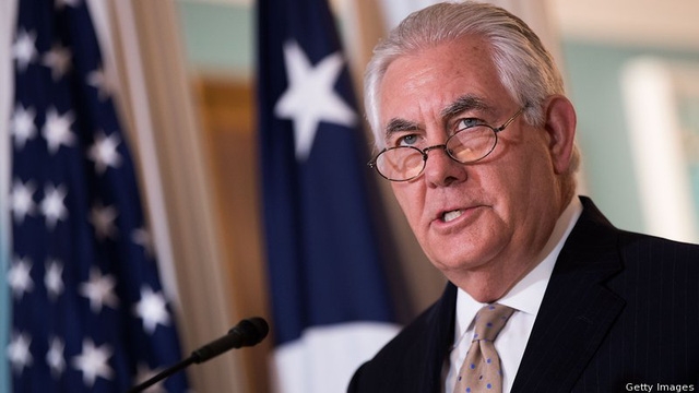 Ngoại trưởng Mỹ Rex Tillerson (Ảnh: Getty)