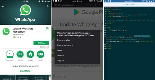 Một triệu người bị lừa cài WhatsApp giả