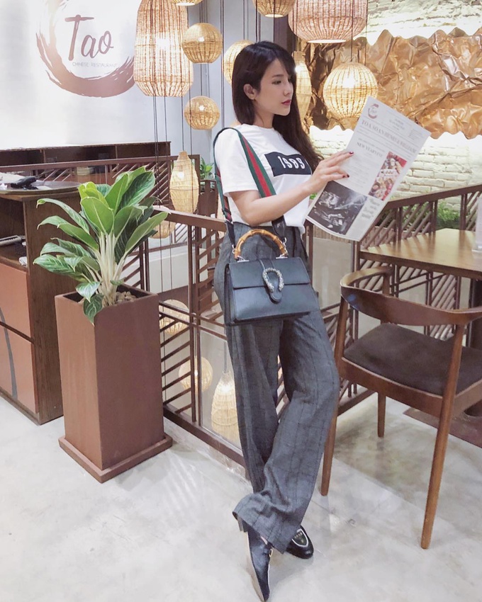 Học lỏm cách mỹ nhân Việt diện quần âu thời thượng
