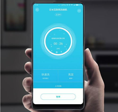Máy rửa bát điều khiển bằng smartphone