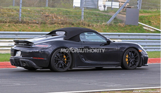 Porsche 718 Boxster Spyder 2019 lộ ảnh thử nghiệm Porsche 718 Boxster Spyder 2019 lộ ảnh thử nghiệm