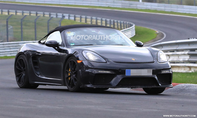 Porsche 718 Boxster Spyder 2019 lộ ảnh thử nghiệm Porsche 718 Boxster Spyder 2019 lộ ảnh thử nghiệm