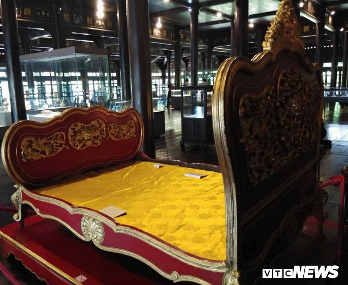 Cận cảnh long sàng dát vàng của vị hoàng đế nhiều tai tiếng bậc nhất triều Nguyễn
