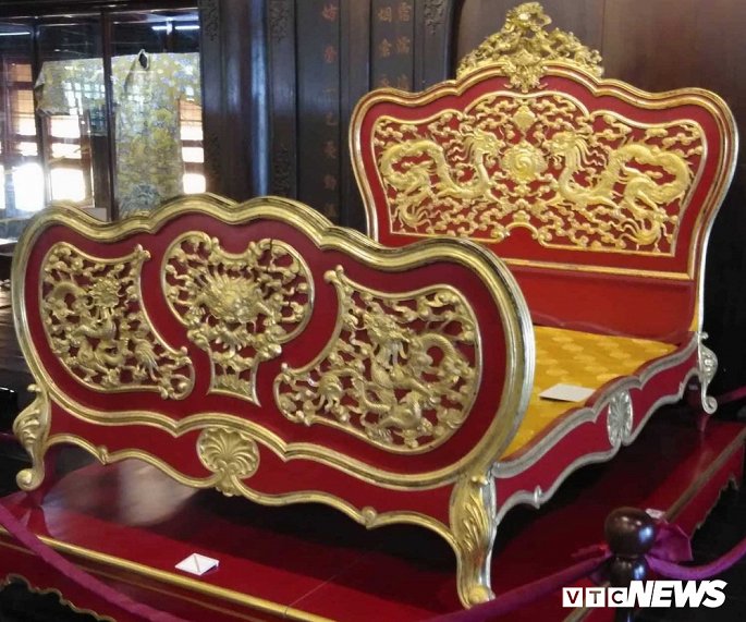 Cận cảnh long sàng dát vàng của vị hoàng đế nhiều tai tiếng bậc nhất triều Nguyễn