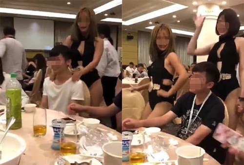 Bạn trai bị gái quán nhậu làm phiền, gái trẻ phản ứng cực gắt