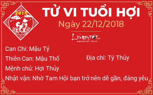 Tử vi Thứ 7 ngày 22/12/2018 của 12 con giáp: Hợi tiền bạc rủng rỉnh, Dậu phải chịu bất công