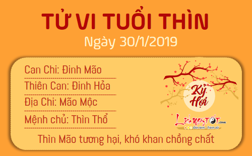 Tử vi thứ 4 ngày 30/1/2019 của 12 con giáp: Tuất có cơ hội kiếm tiền, Dậu bị kẻ thứ 3 chen chân tình cảm