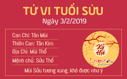 Tử vi Chủ nhật ngày 3/2/2019 của 12 con giáp: Tý tài lộc dồi dào, Thân gặp họa phá tài
