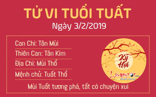 Tử vi Chủ nhật ngày 3/2/2019 của 12 con giáp: Tý tài lộc dồi dào, Thân gặp họa phá tài