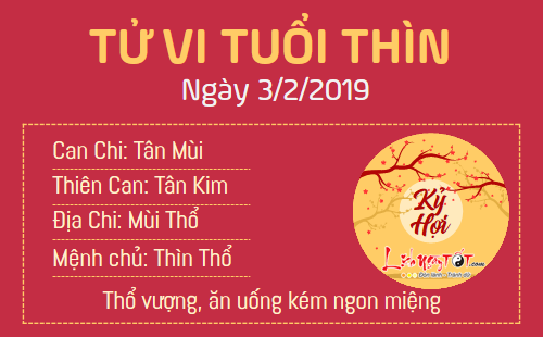 Tử vi Chủ nhật ngày 3/2/2019 của 12 con giáp: Tý tài lộc dồi dào, Thân gặp họa phá tài