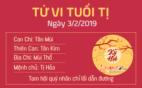 Tử vi Chủ nhật ngày 3/2/2019 của 12 con giáp: Tý tài lộc dồi dào, Thân gặp họa phá tài