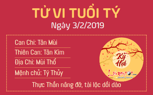 Tử vi Chủ nhật ngày 3/2/2019 của 12 con giáp: Tý tài lộc dồi dào, Thân gặp họa phá tài