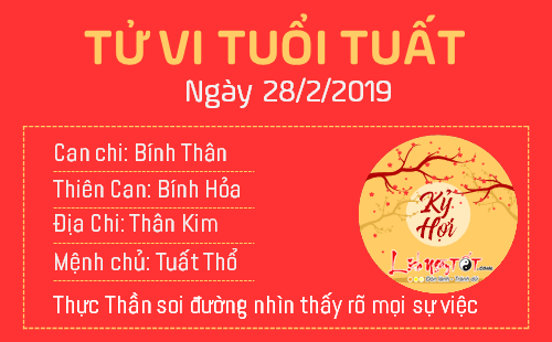 Tử vi thứ 5 ngày 28/2/2019 của 12 con giáp: Dậu có cơ hội kiếm tiền, Ngọ rắc rối vì Kiếp Tài