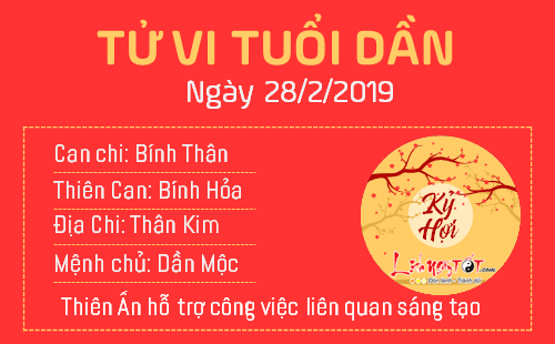 Tử vi thứ 5 ngày 28/2/2019 của 12 con giáp: Dậu có cơ hội kiếm tiền, Ngọ rắc rối vì Kiếp Tài