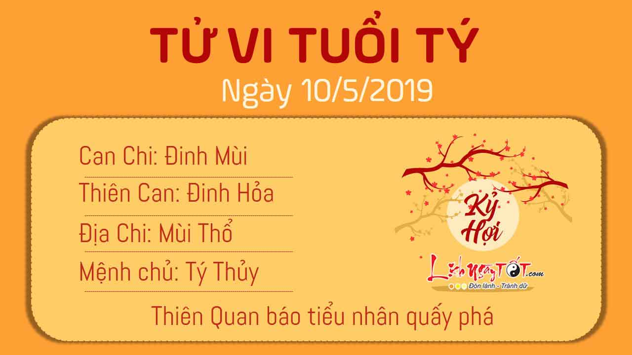 Tử vi thứ 6 ngày 10/5/2019 của 12 con giáp: Tý bị tiểu nhân quấy phá, Dậu có cơ hội phát tài