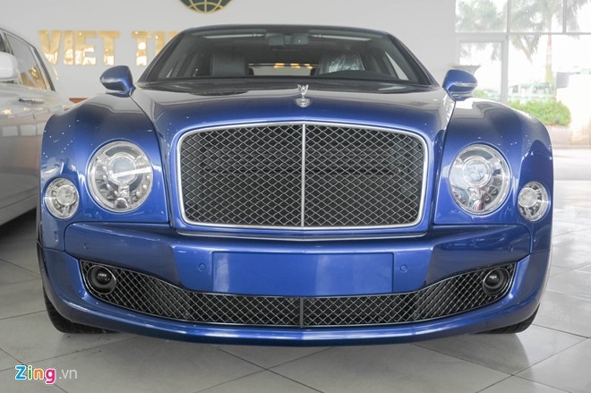 Xe sieu sang Bentley Mulsanne Speed mau xanh doc nhat VN hinh anh 3