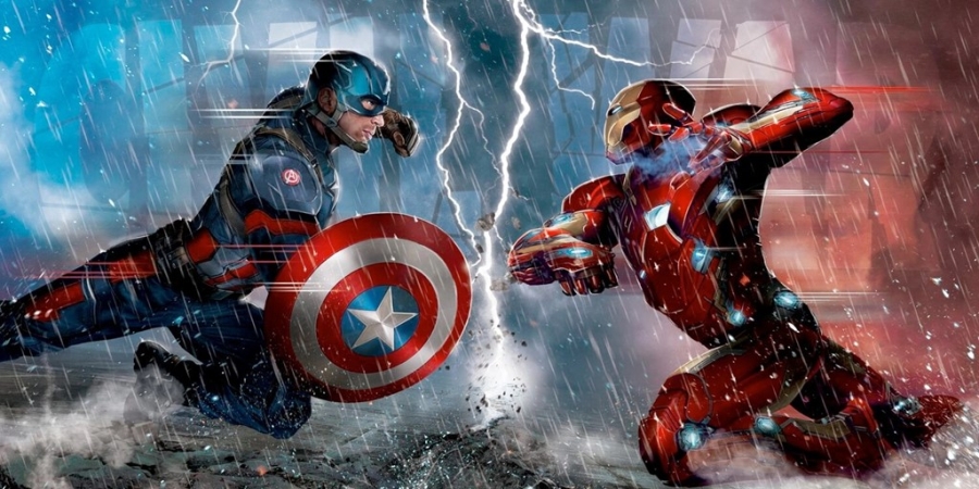 Cuộc đối đầu giữa Captain America và Iron Man đầy căng thẳng Ảnh: Marvel