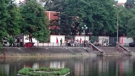 Hồ Hai Bà, nơi phát hiện sự việc.