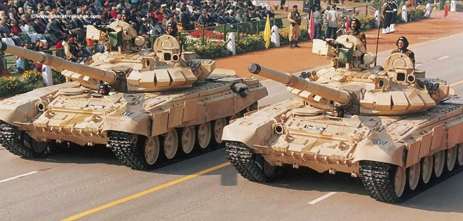  Xe tăng T-90 Ấn Độ - Một sản phẩm của dây chuyền lắp ráp tới từ Nga. 