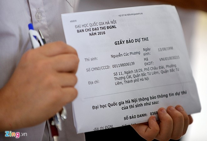 Thi sinh tu tin lam bai thi Danh gia nang luc hinh anh 6