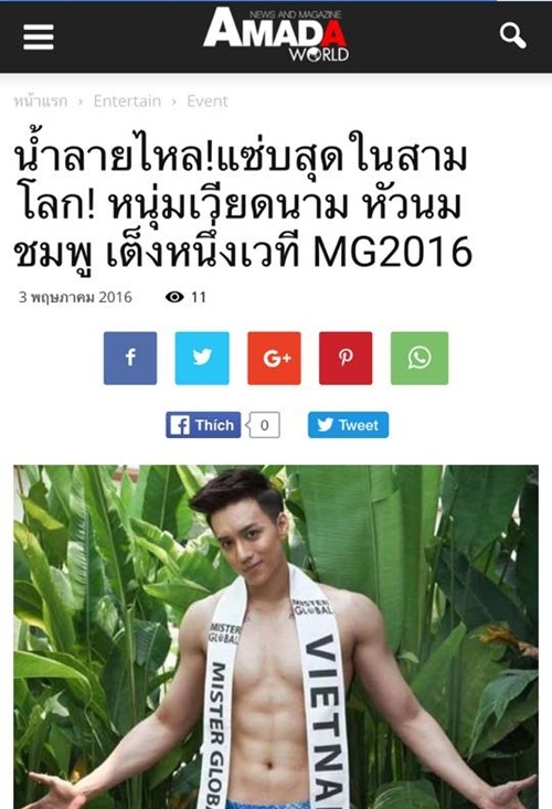 Clip: Thí sinh Việt Nam tại Mister Global có màn giới thiệu... giống hệt Phạm Hương - Ảnh 4.