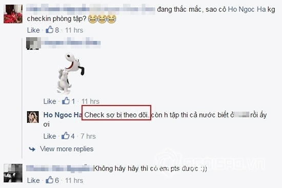 hà hồ sợ bị theo dõi 2