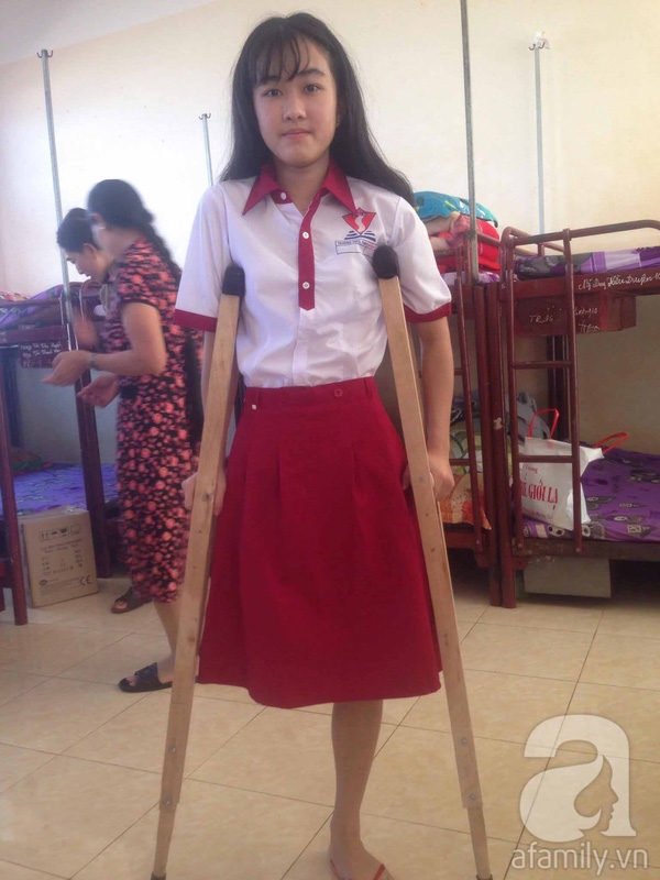 Cuộc sống mới đầy tươi sáng đang chờ đón nữ sinh bị cưa chân - Ảnh 4.