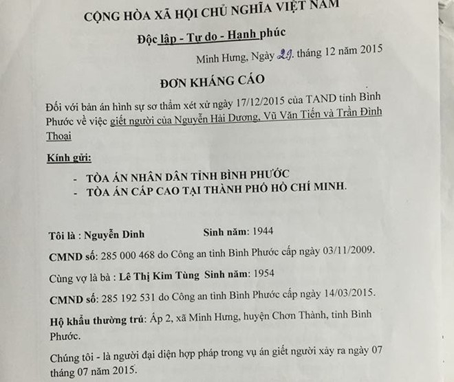Gia dinh nan nhan de nghi dieu tra di cua Nguyen Hai Duong hinh anh 2