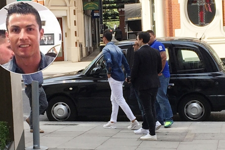 C.Ronaldo bất ngờ xuất hiện ở London